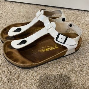 White Birkenstock Sandals